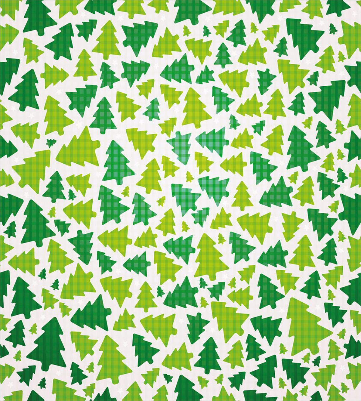 Fir Tree Silhouettes — Pattern