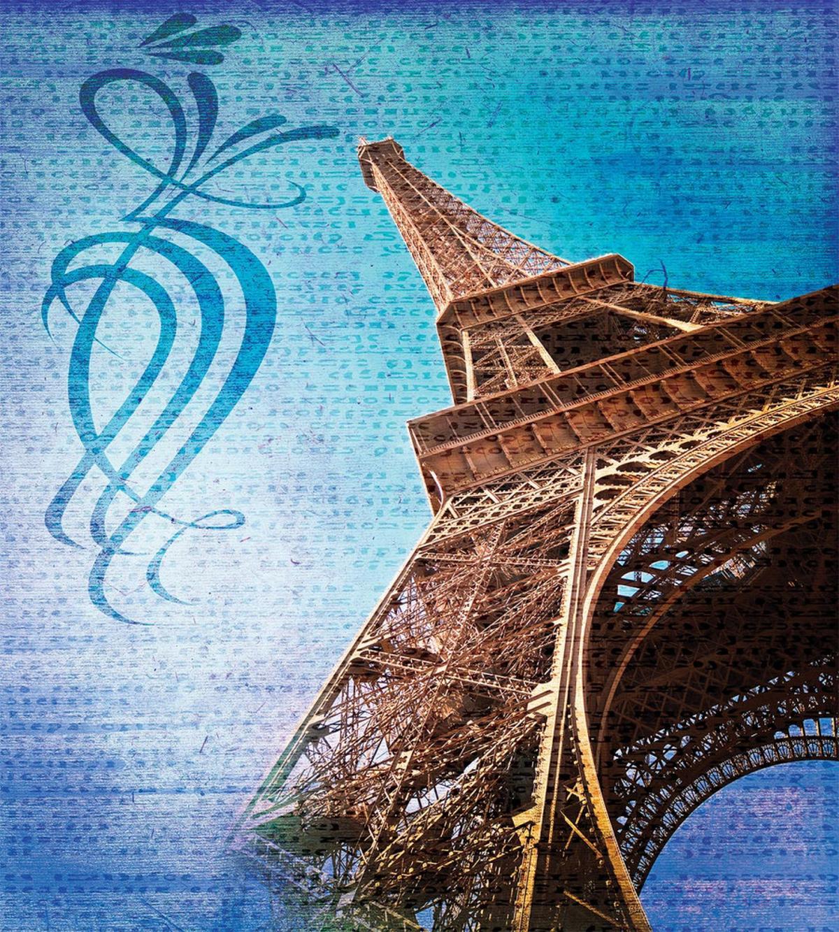 Tilt Shot Eiffel Tower Travel — Pattern