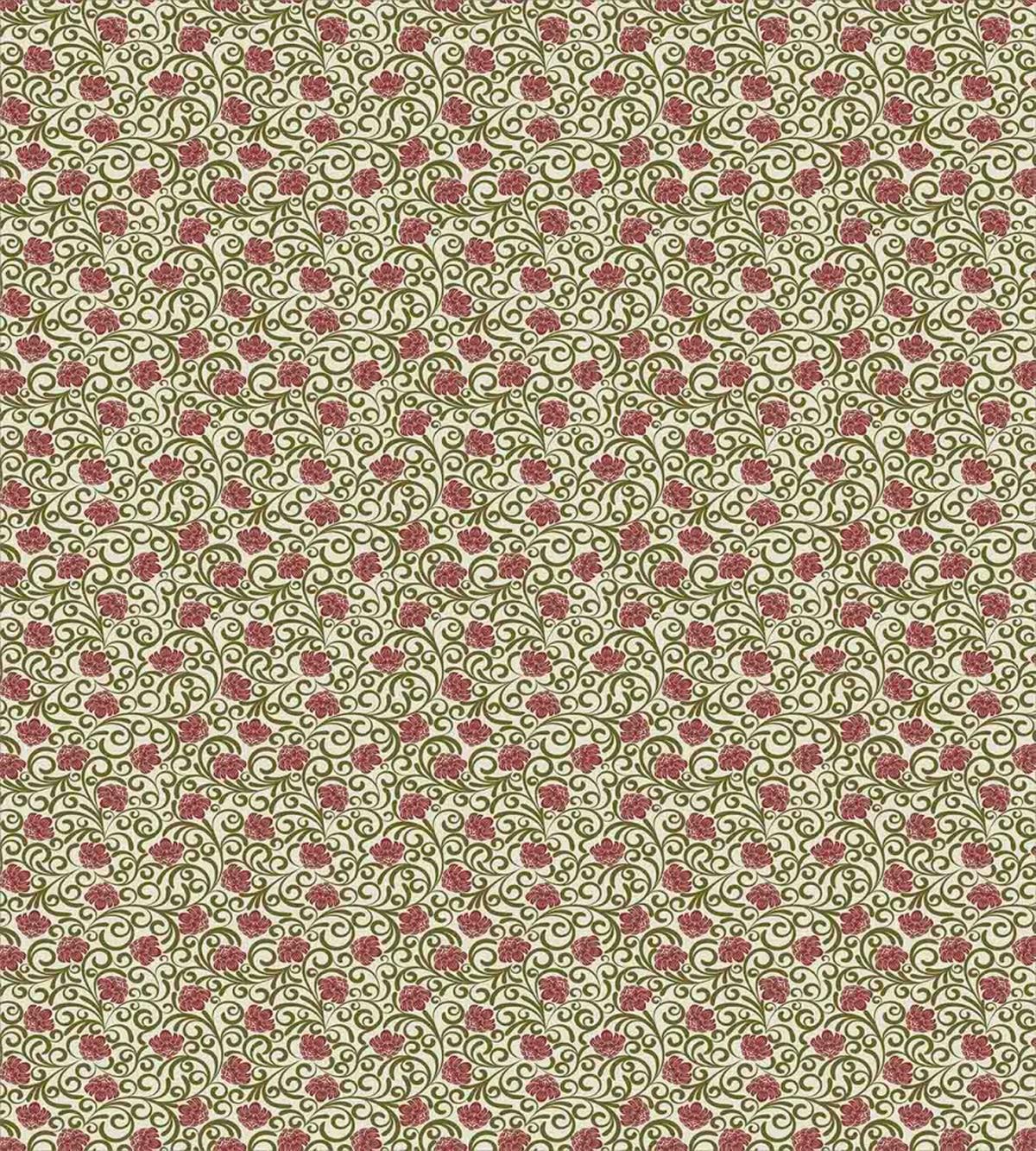 Retro Style Abstract Flower — Pattern