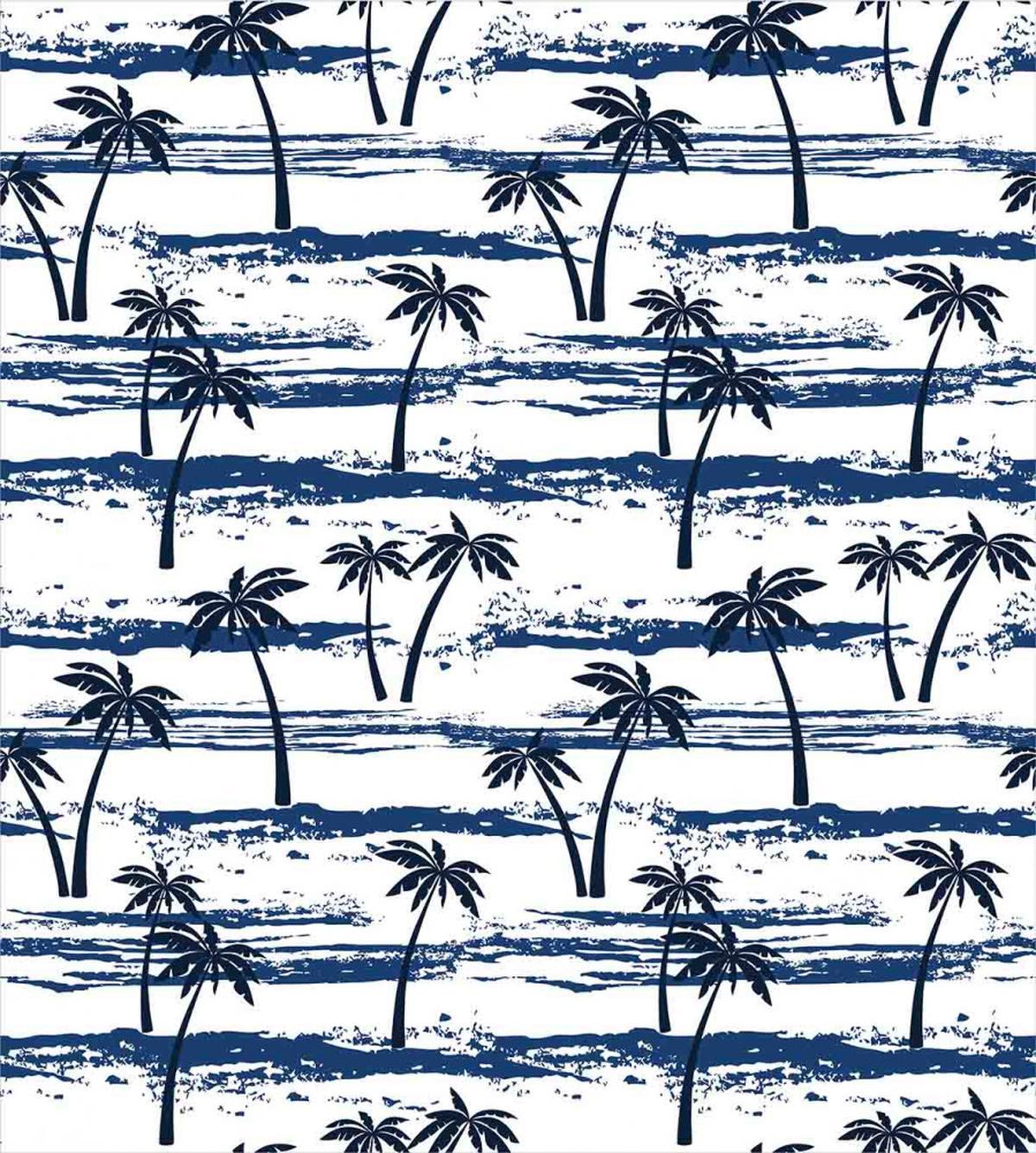 Romantic Sea and Palm — Pattern