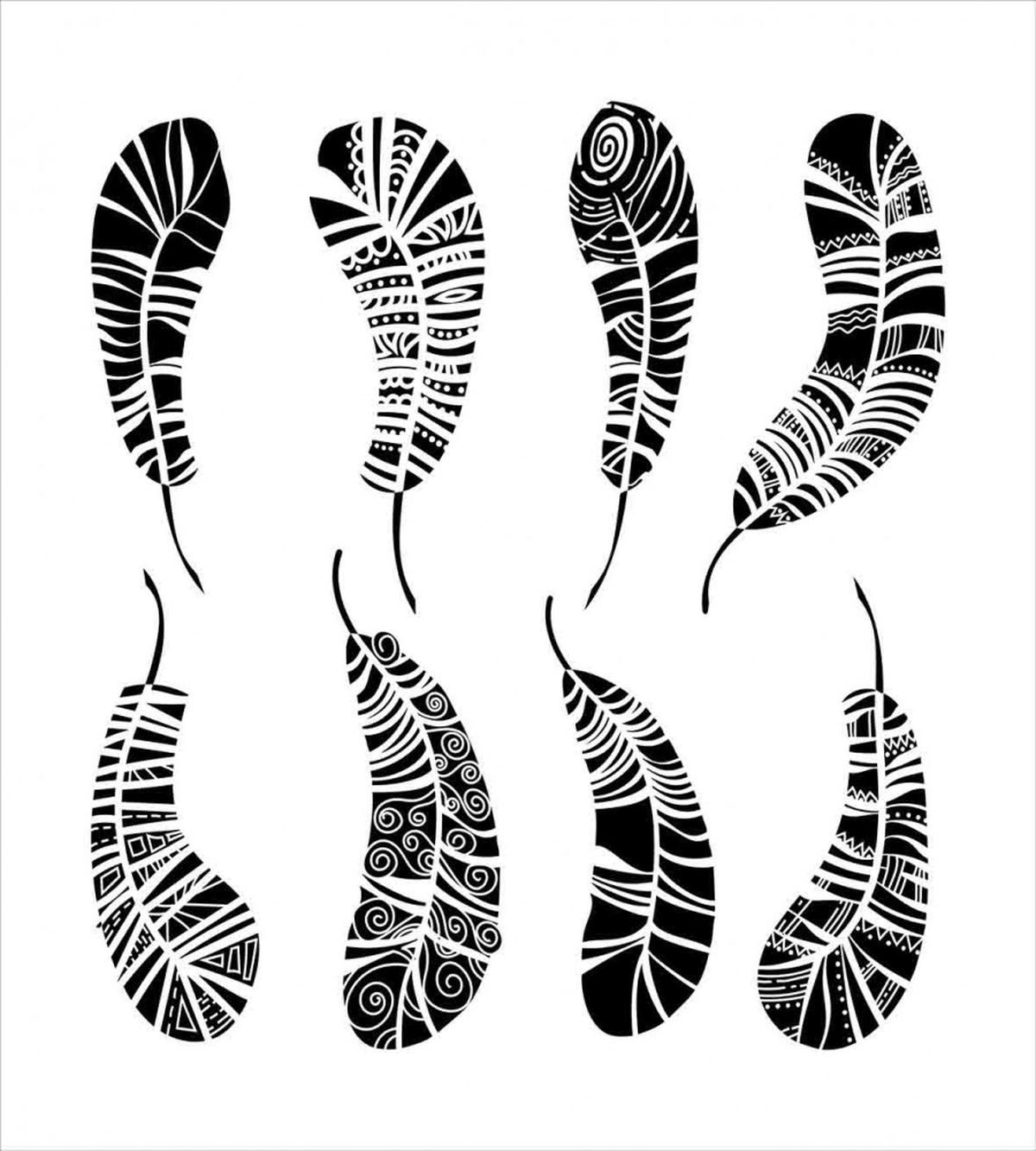 Monochrome Boho Motifs — Pattern