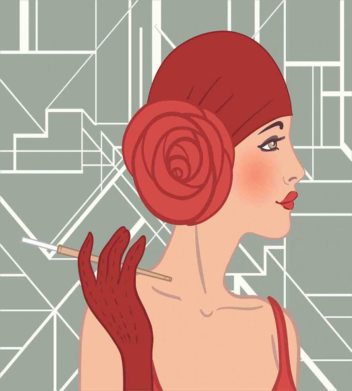 Lady with Bandana — Pattern