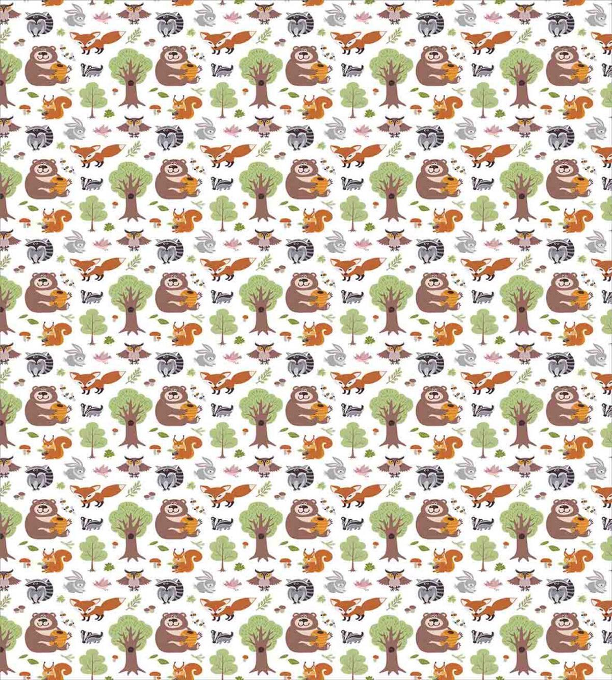 Doodle Woodland Animals — Pattern