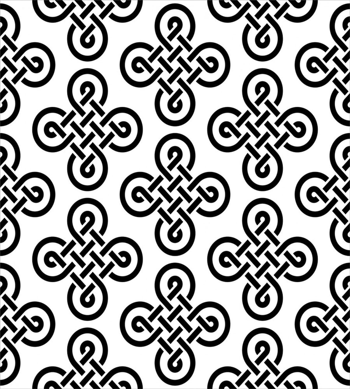 Old-Fashion Knot Motifs — Pattern