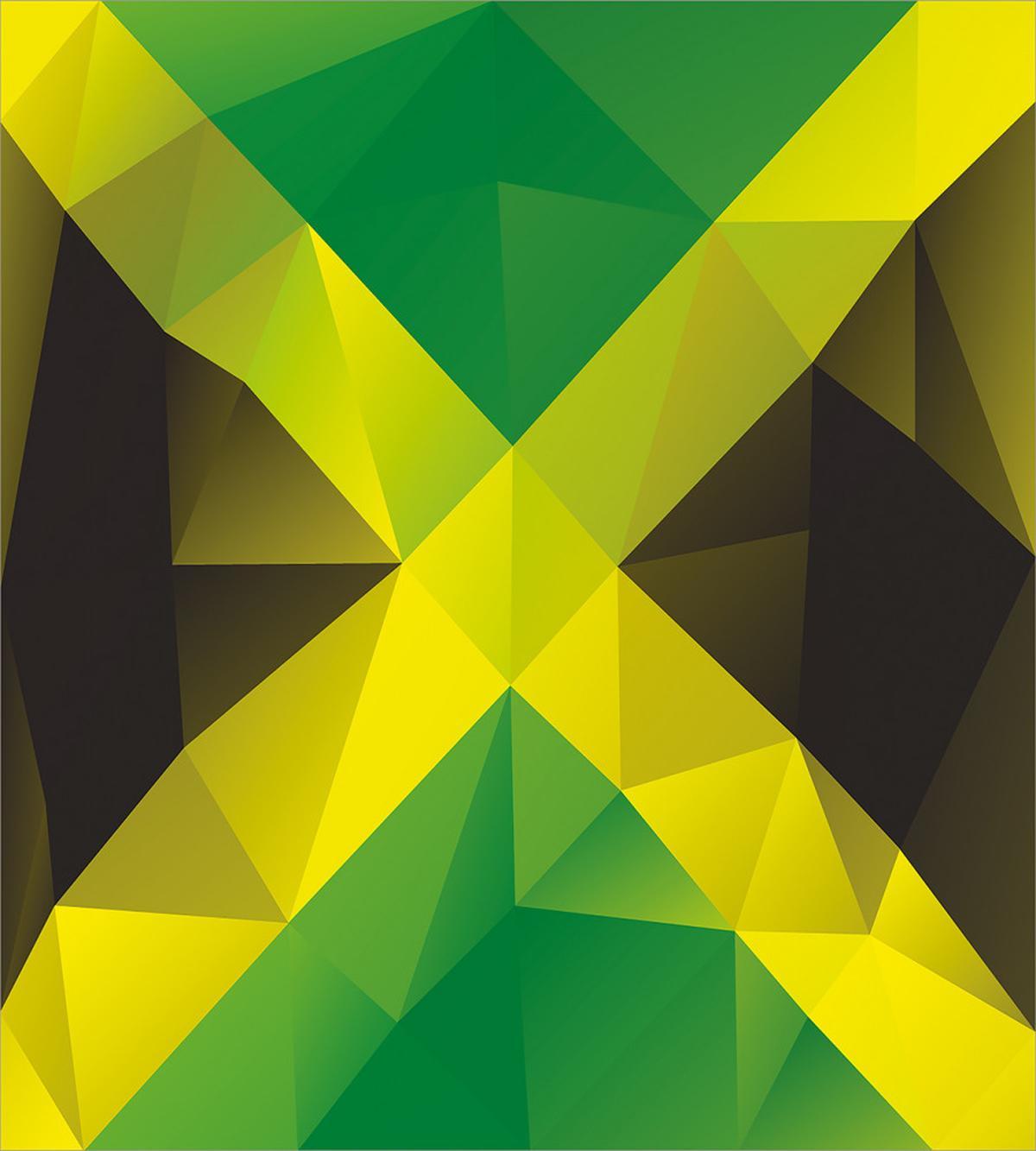 Triangle Polygon Flag — Pattern