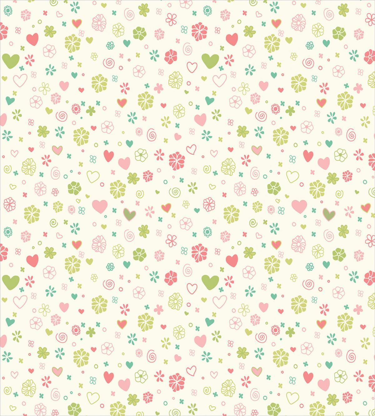 Romantic Blooming Flowers — Pattern