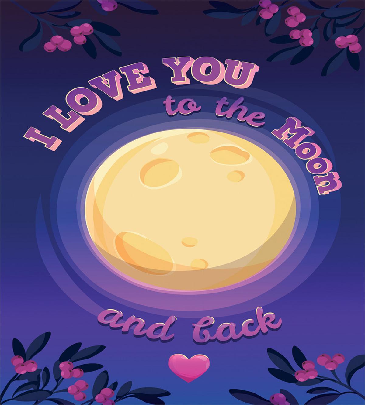 Moon Night Cherry — Pattern