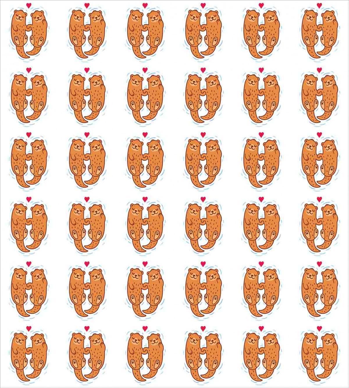 Animal Couple Love Theme — Pattern
