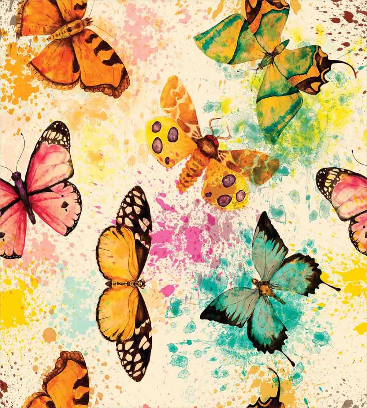 Murky Grungy Butterfly — Pattern