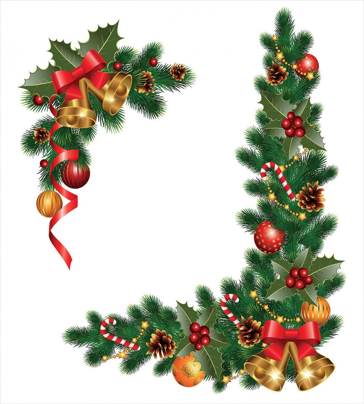 Trees with Ornaments — Pattern