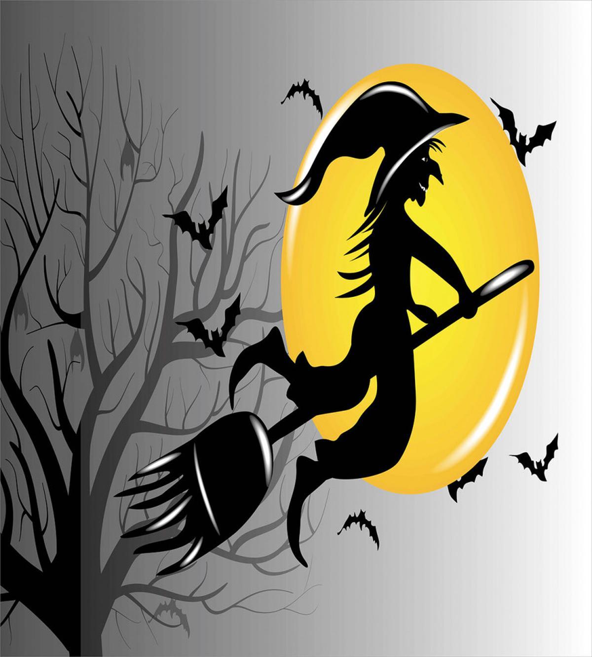 Witch Flies on Full Moon — Pattern