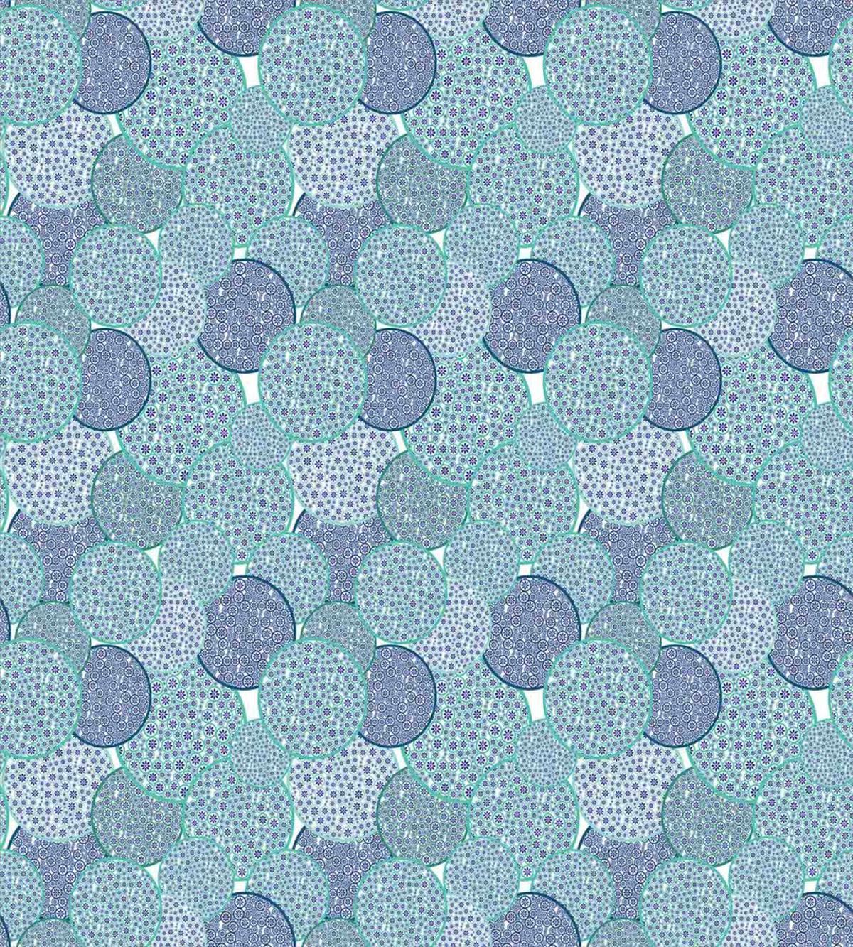 Pastel Color Filled Circles — Pattern