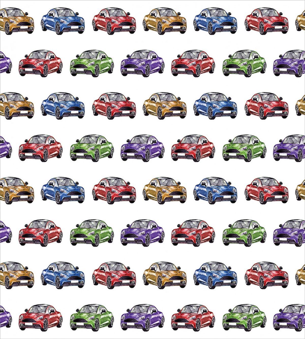 Colorful Fast Sports Car — Pattern
