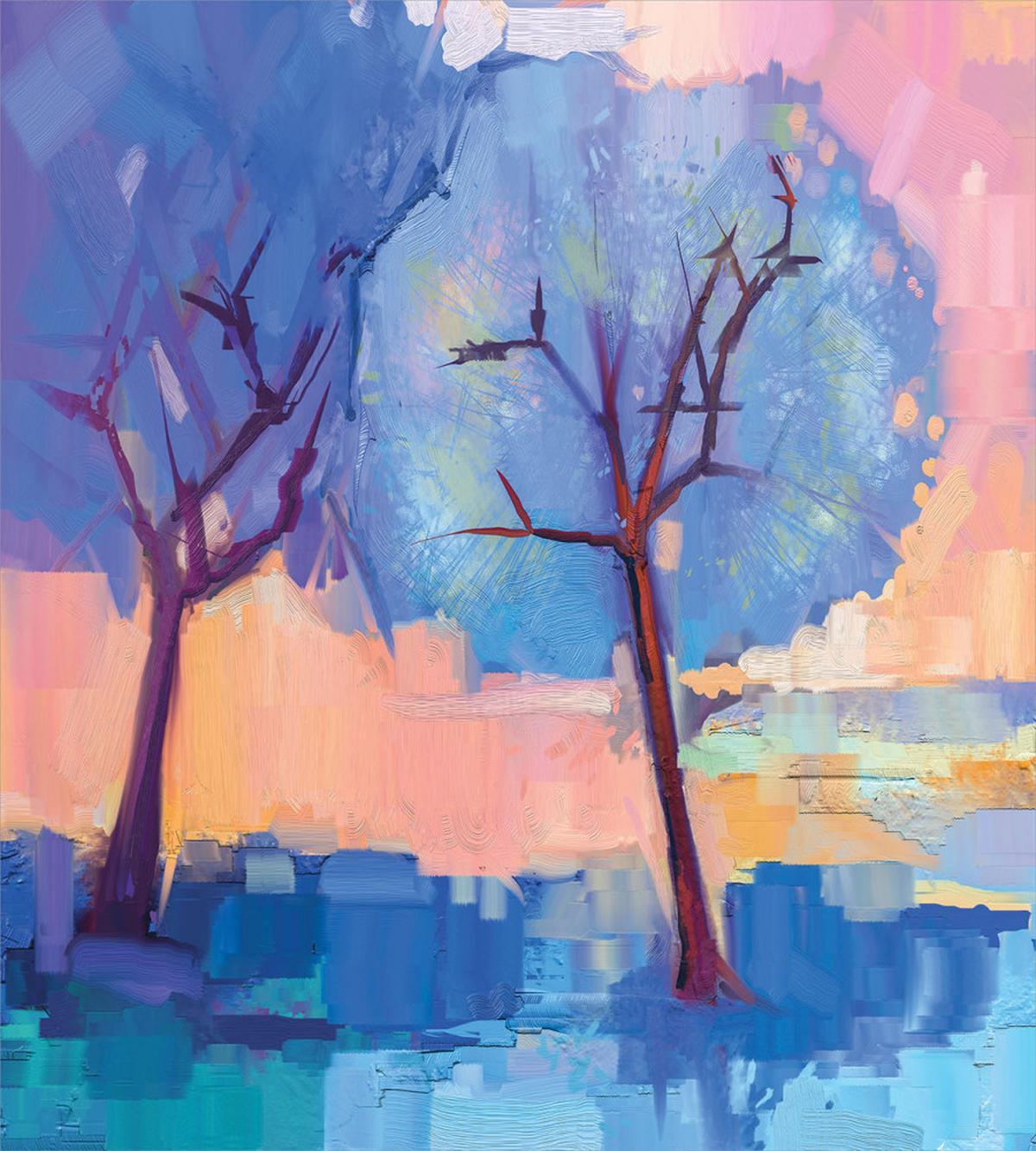 Abstract Nature Trees — Pattern