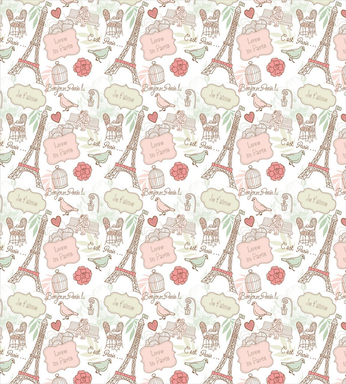 Lovers in Streets Flowers — Pattern