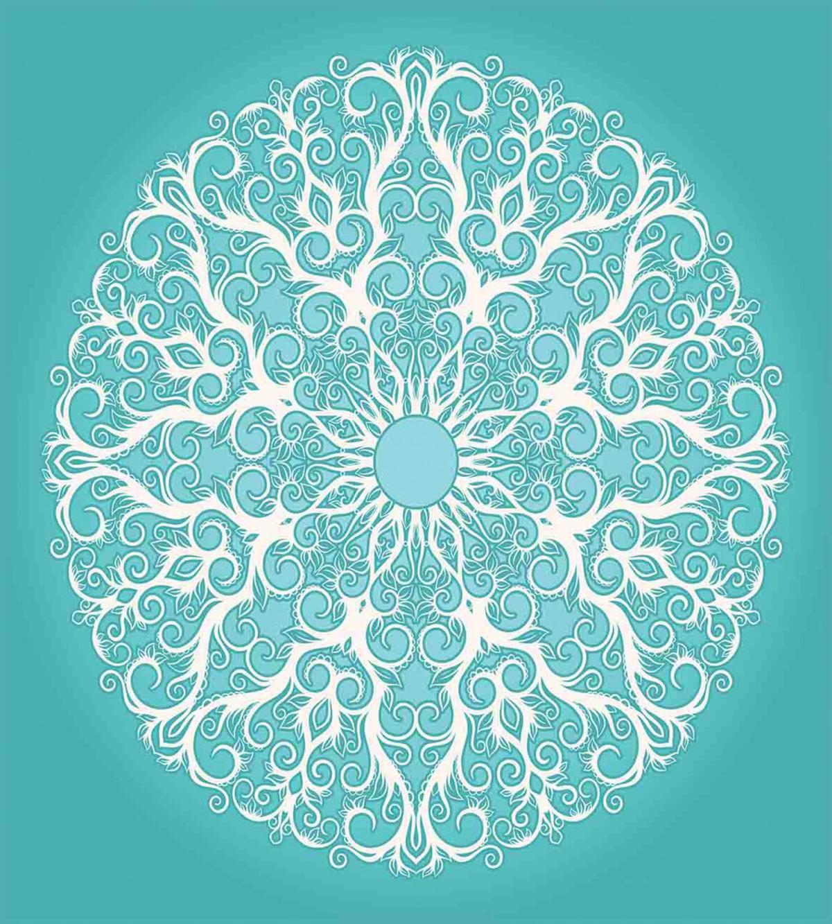 Symmetrical Floral Curves — Pattern