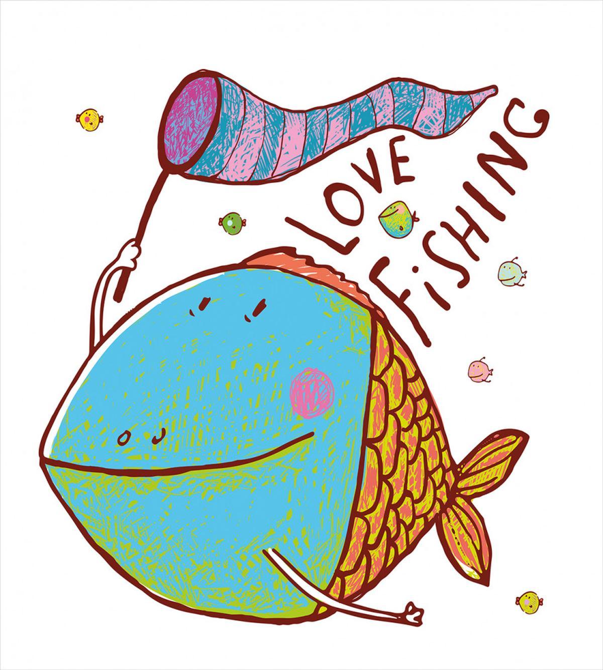 Funny Cartoon Illustration — Pattern