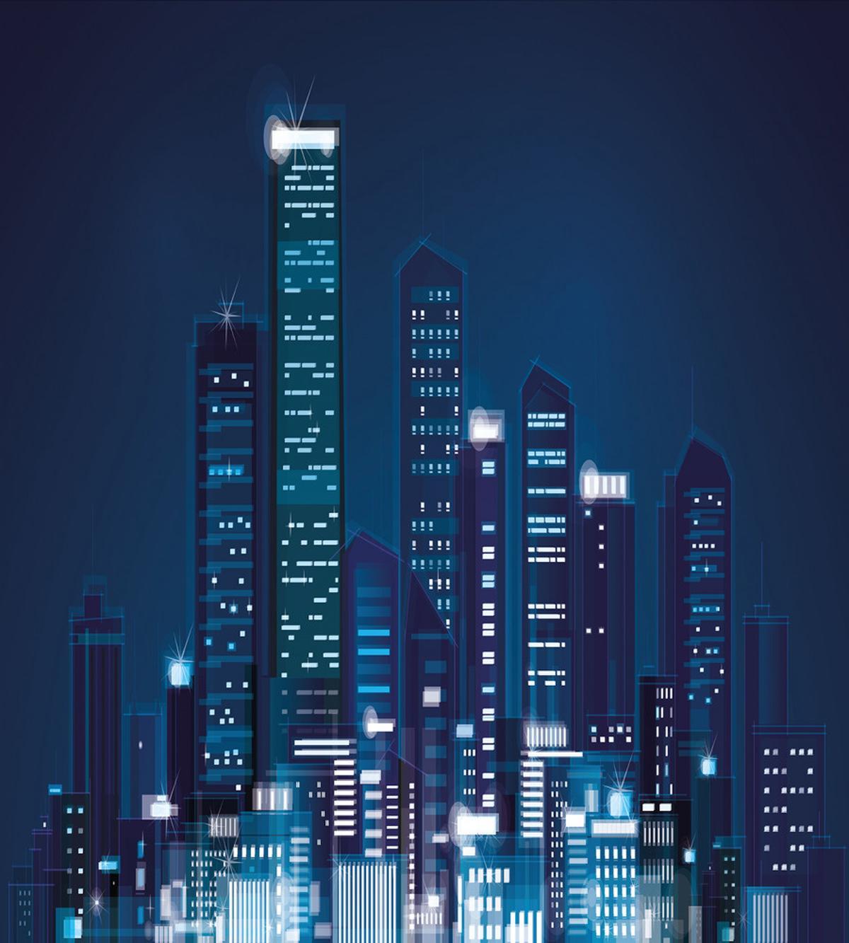 Night View of Metropolis — Pattern