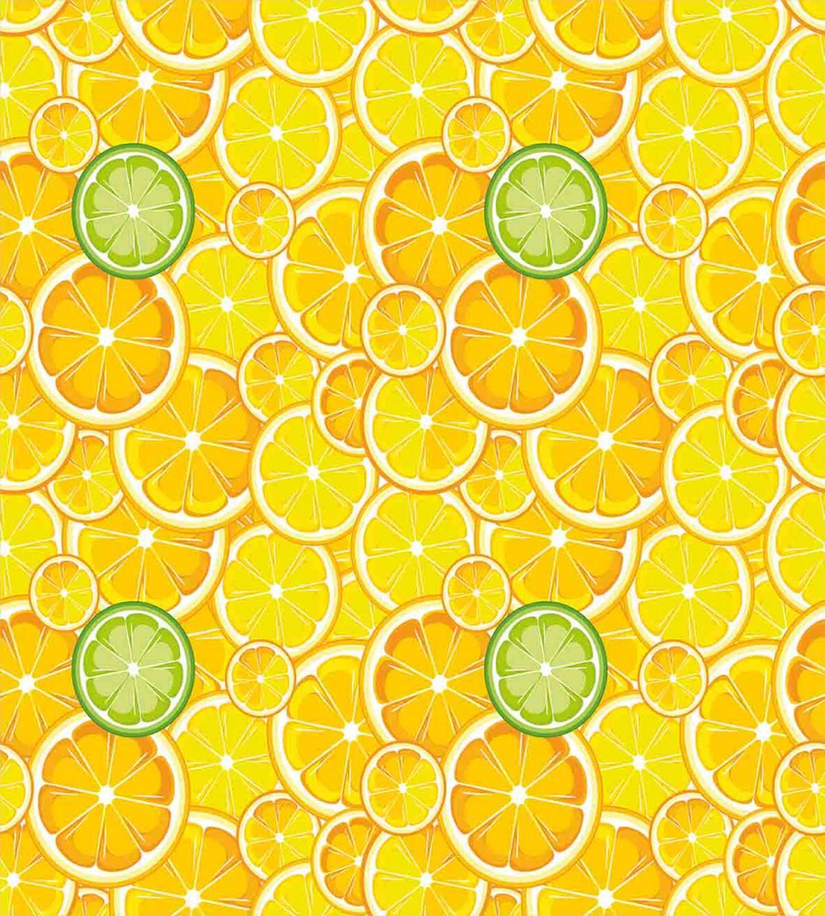 Lemon Orange Circles — Pattern