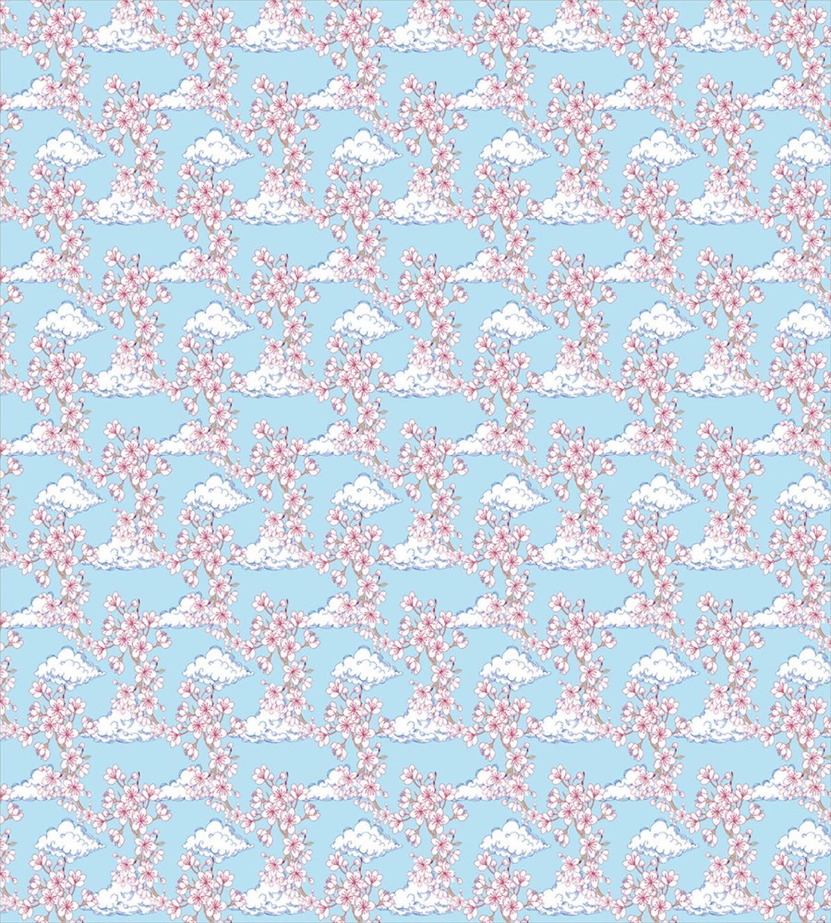 Clouds Flowers — Pattern