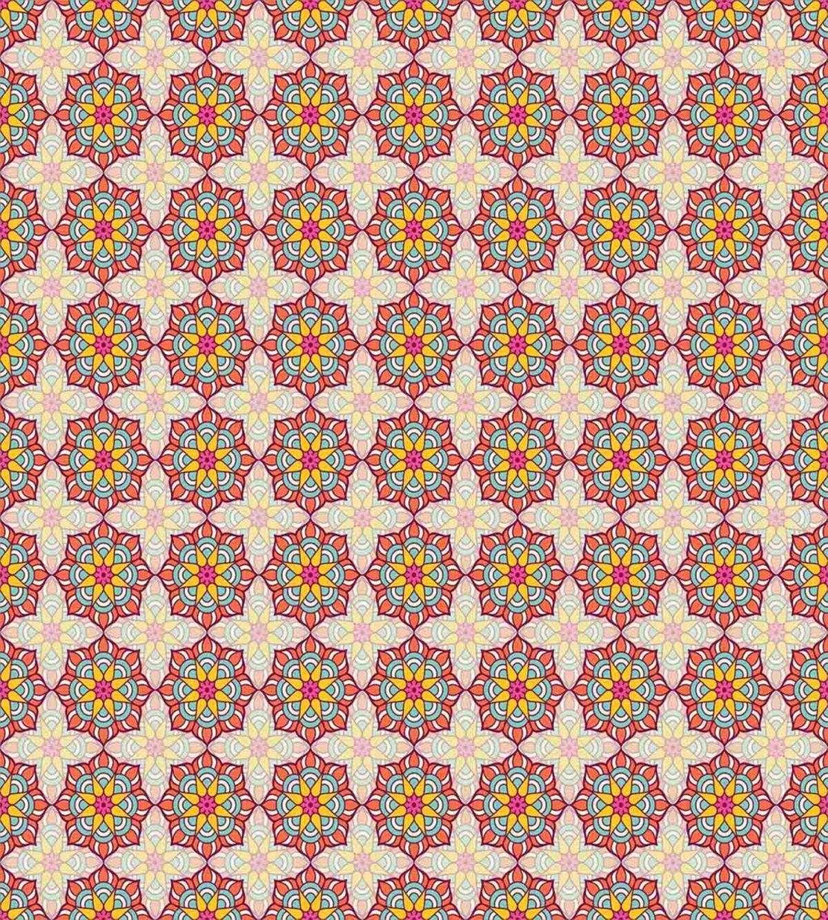 Mosaic Ornate Blossoms — Pattern