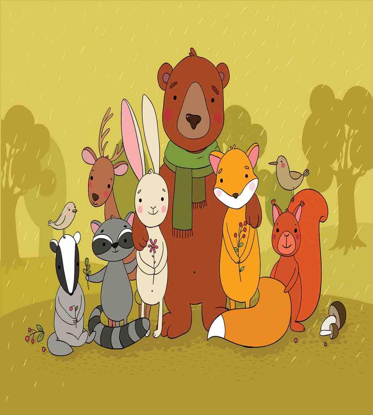 Wild Animals Friends — Pattern