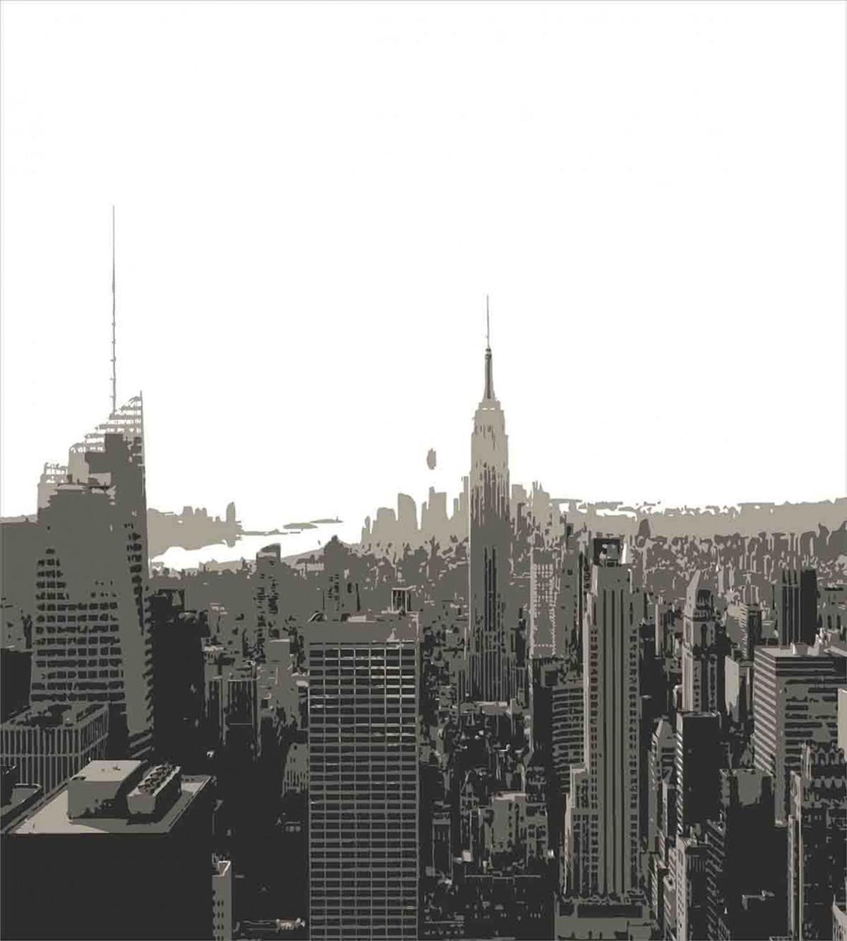 Aerial View of the City — Pattern