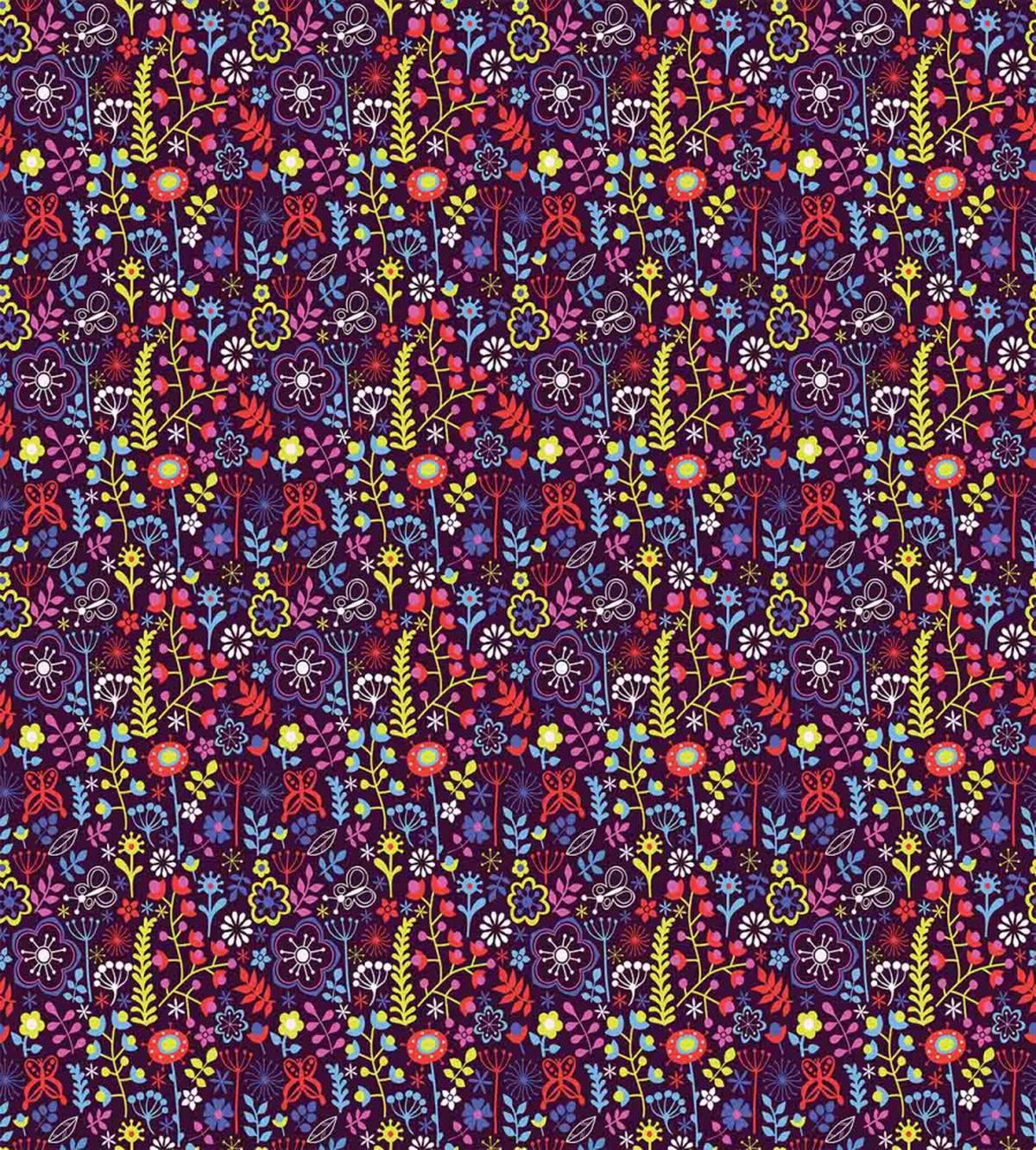 Summer Season Flowers Doodle — Pattern