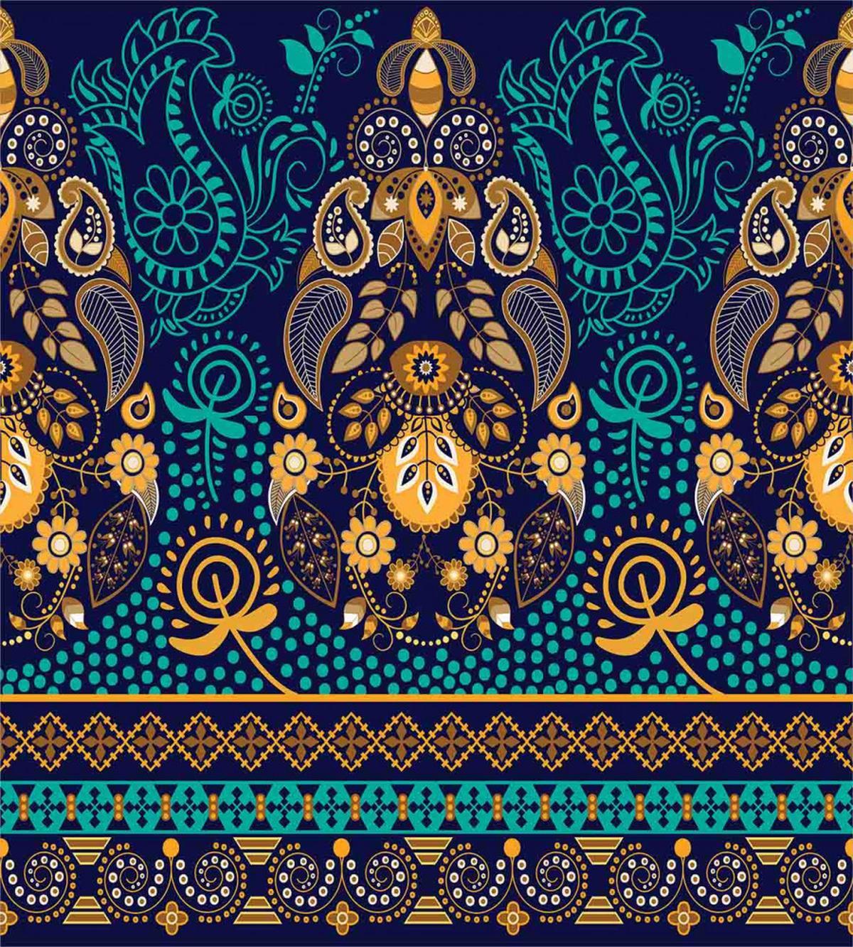 Flowers and Dot — Pattern