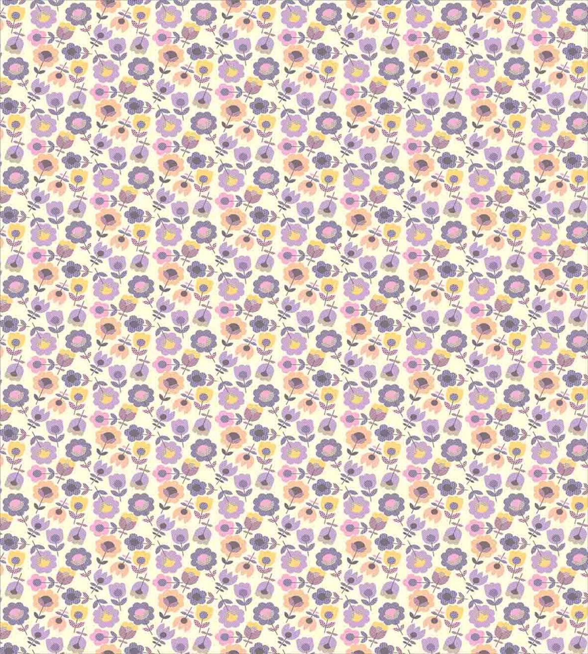 Graphic Tulip and Daisy — Pattern