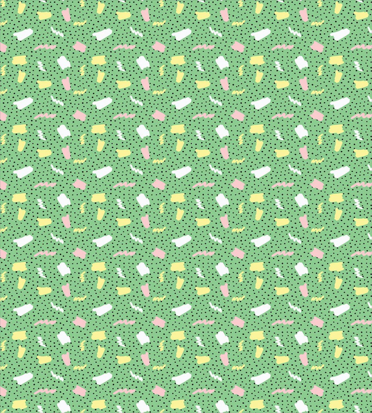 Brushstroke Paints Dots — Pattern