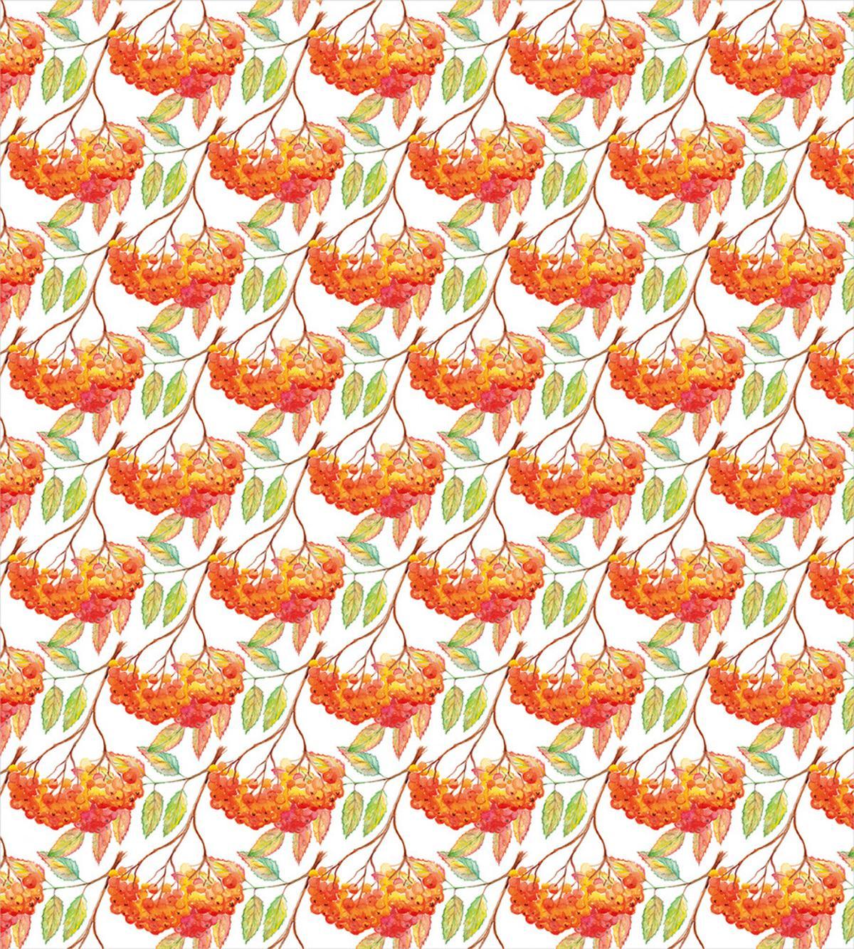 Watercolor Ashberry Leaf — Pattern