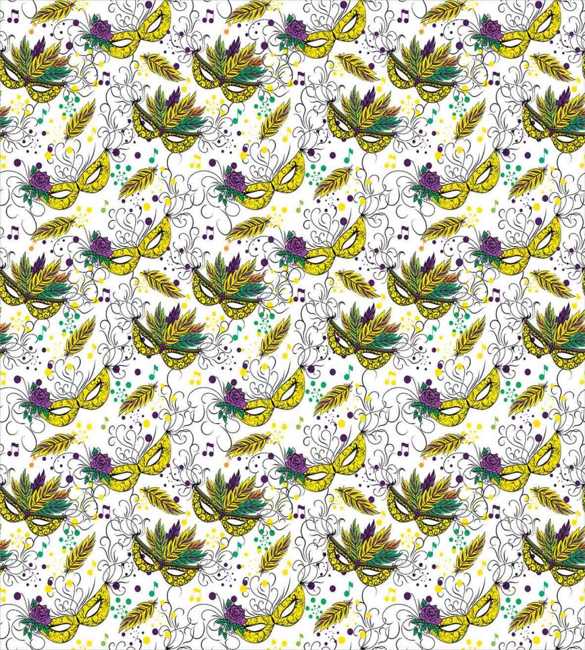 Harlequin Masks — Pattern