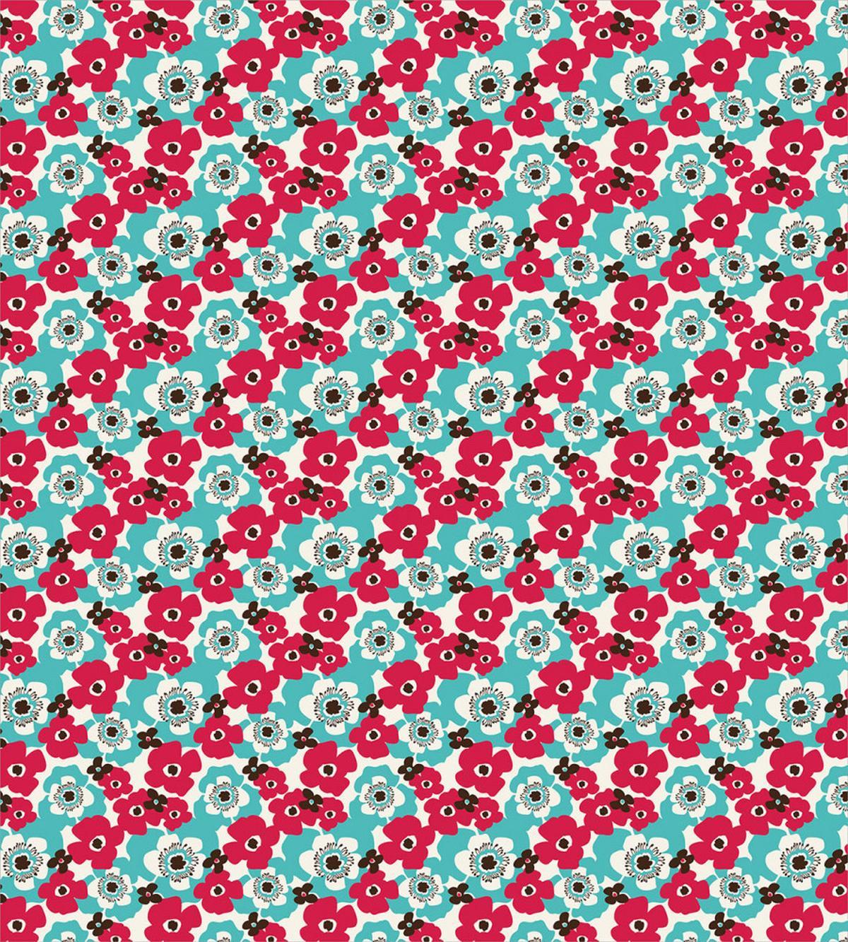 Spring Nature Retro Sixties — Pattern