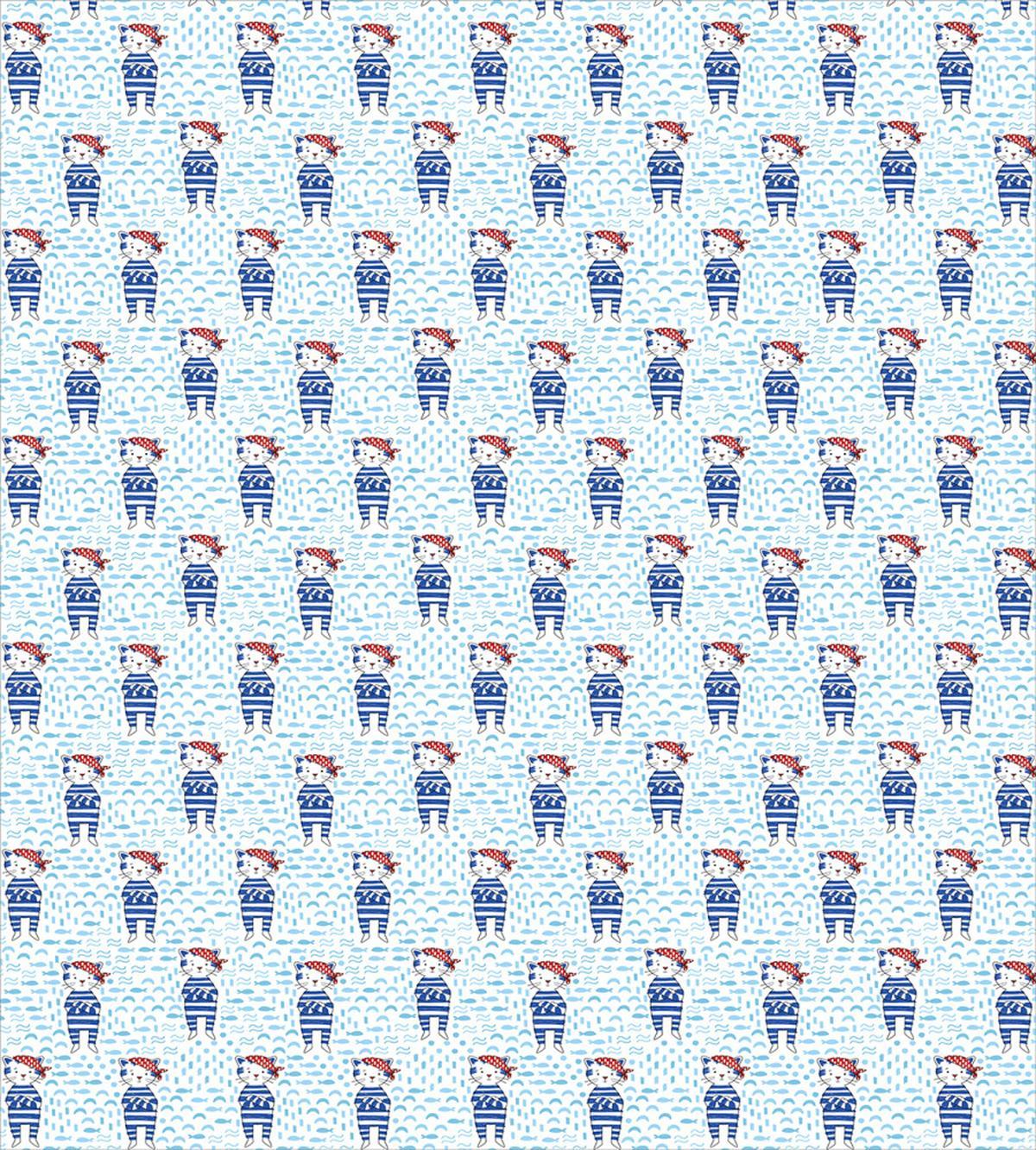 Cat in Blue Sailor Suit — Pattern