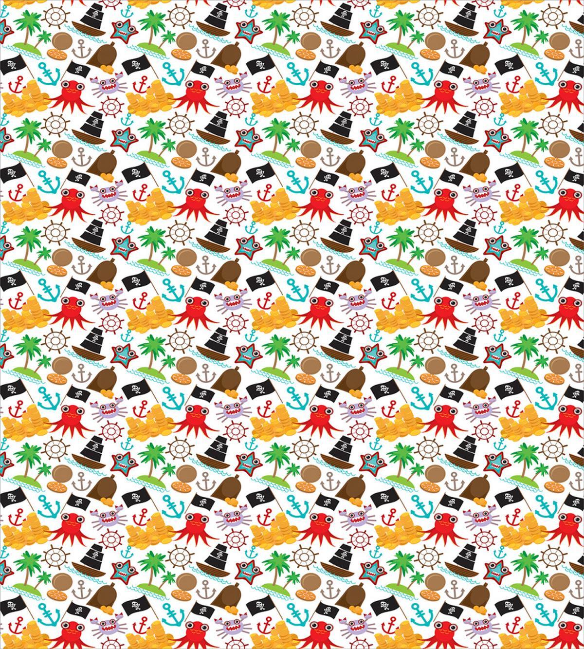 Marine Animals Cartoon — Pattern
