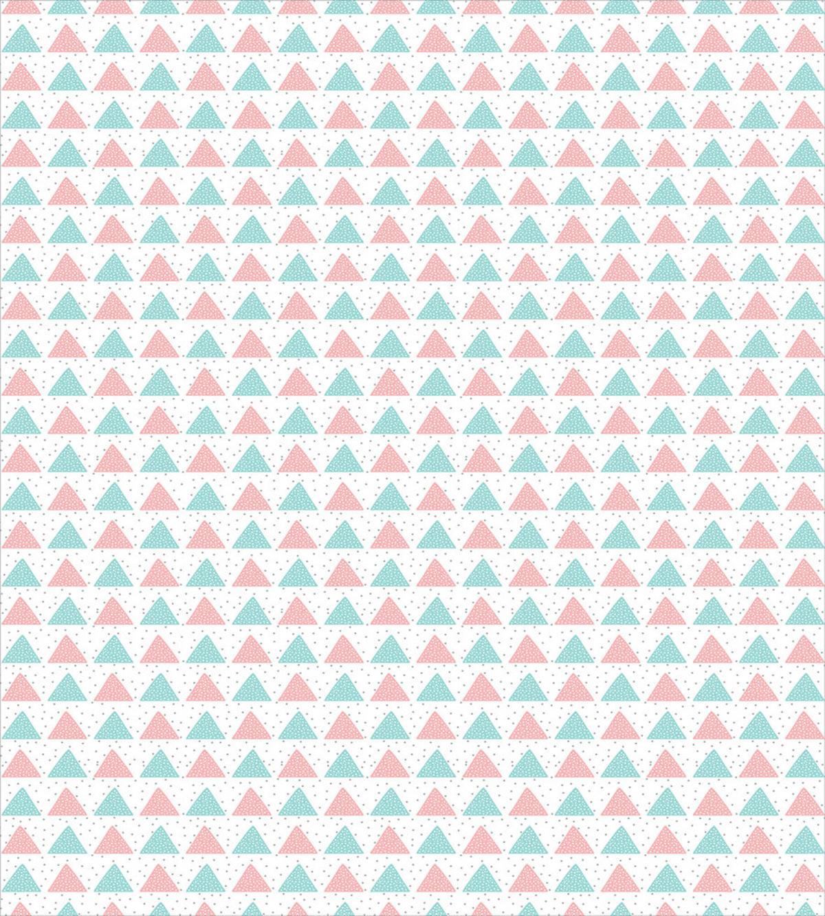 Pastel Triangles and Dots — Pattern