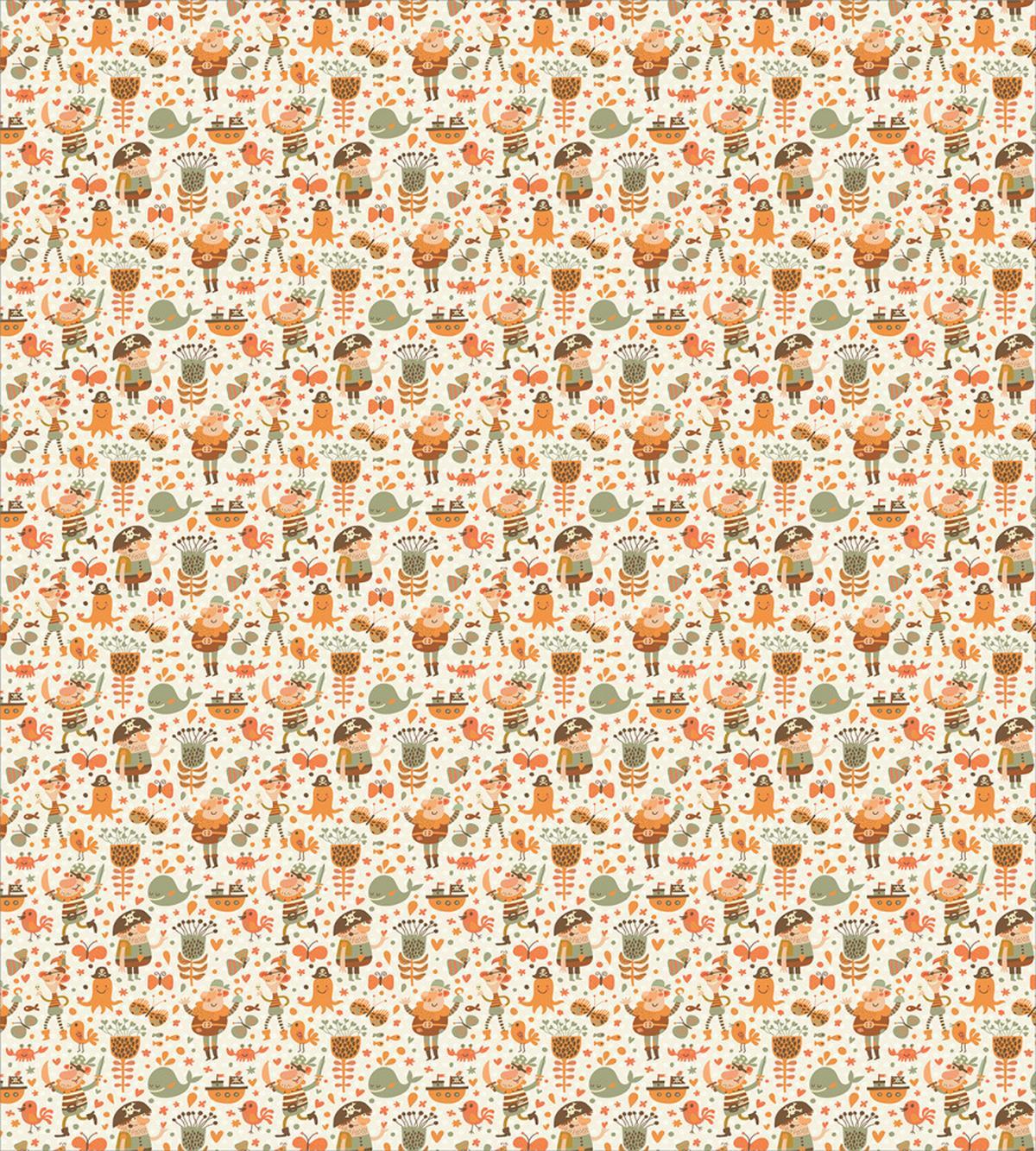 Flowers Animals — Pattern