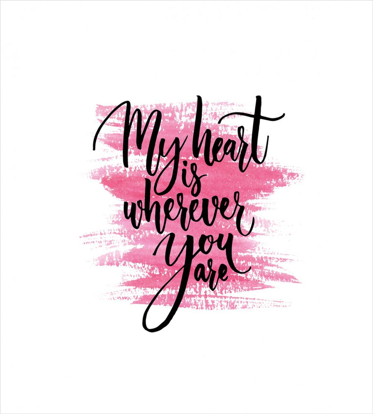 Romantic Ink Calligraphy — Pattern