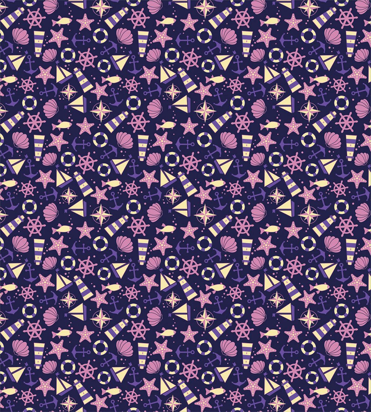 Abstract Shells Boat — Pattern