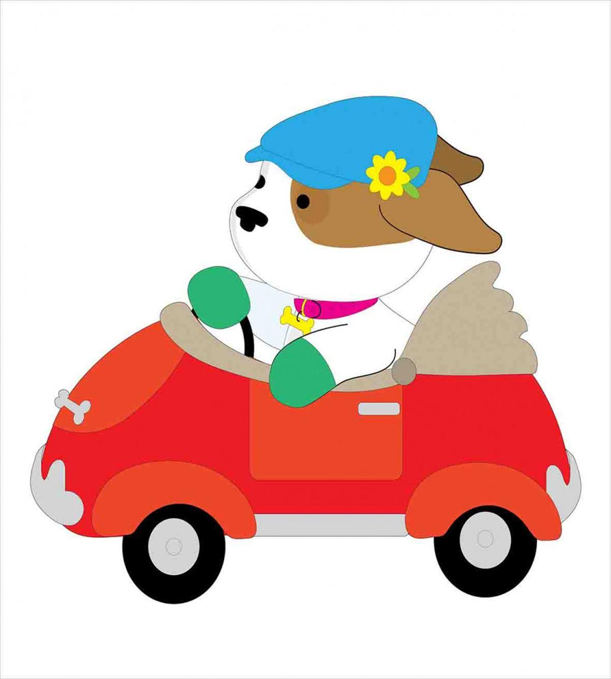 Puppy Driving Cap — Pattern