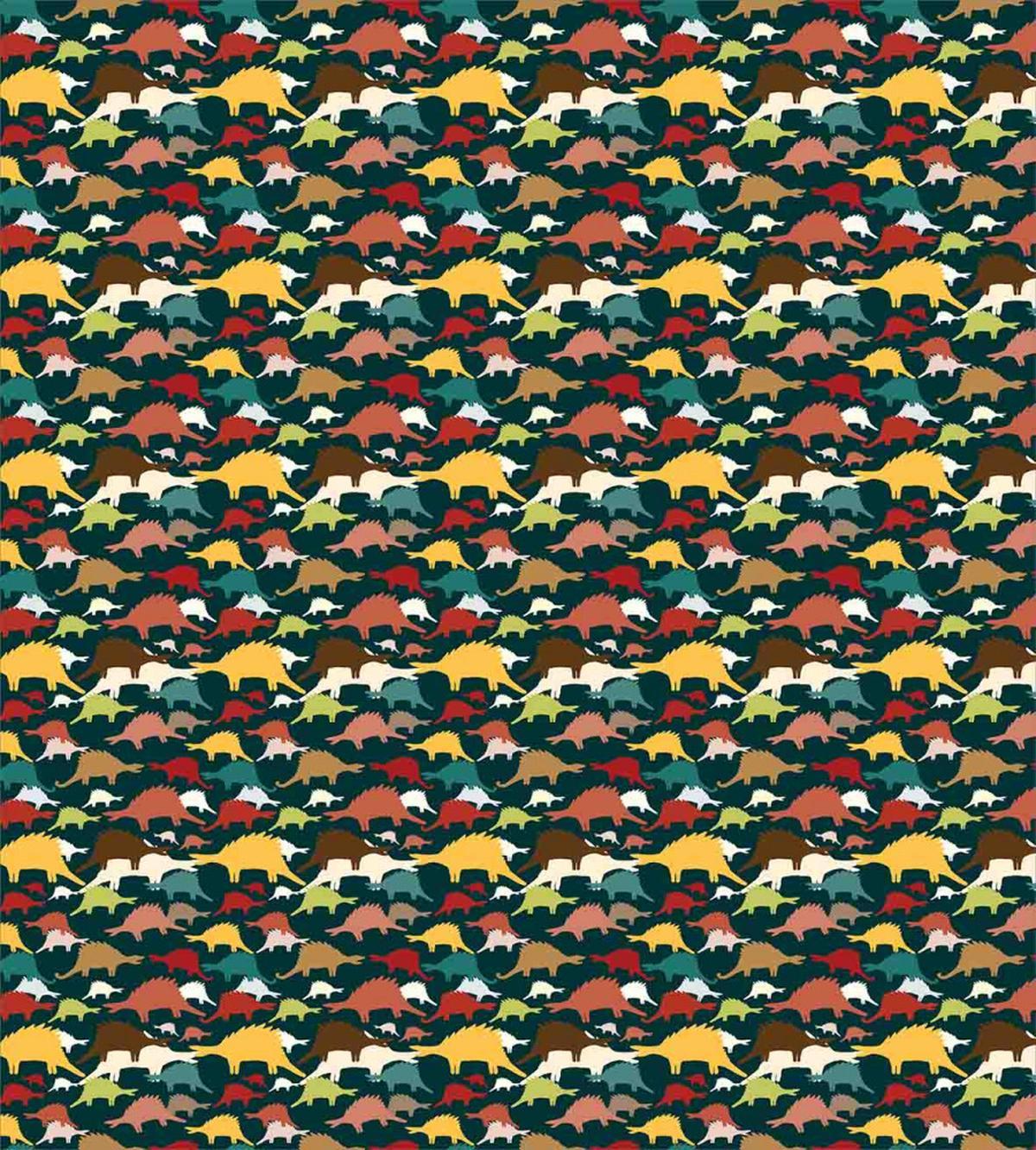 Colorful Tyrannosaurus — Pattern