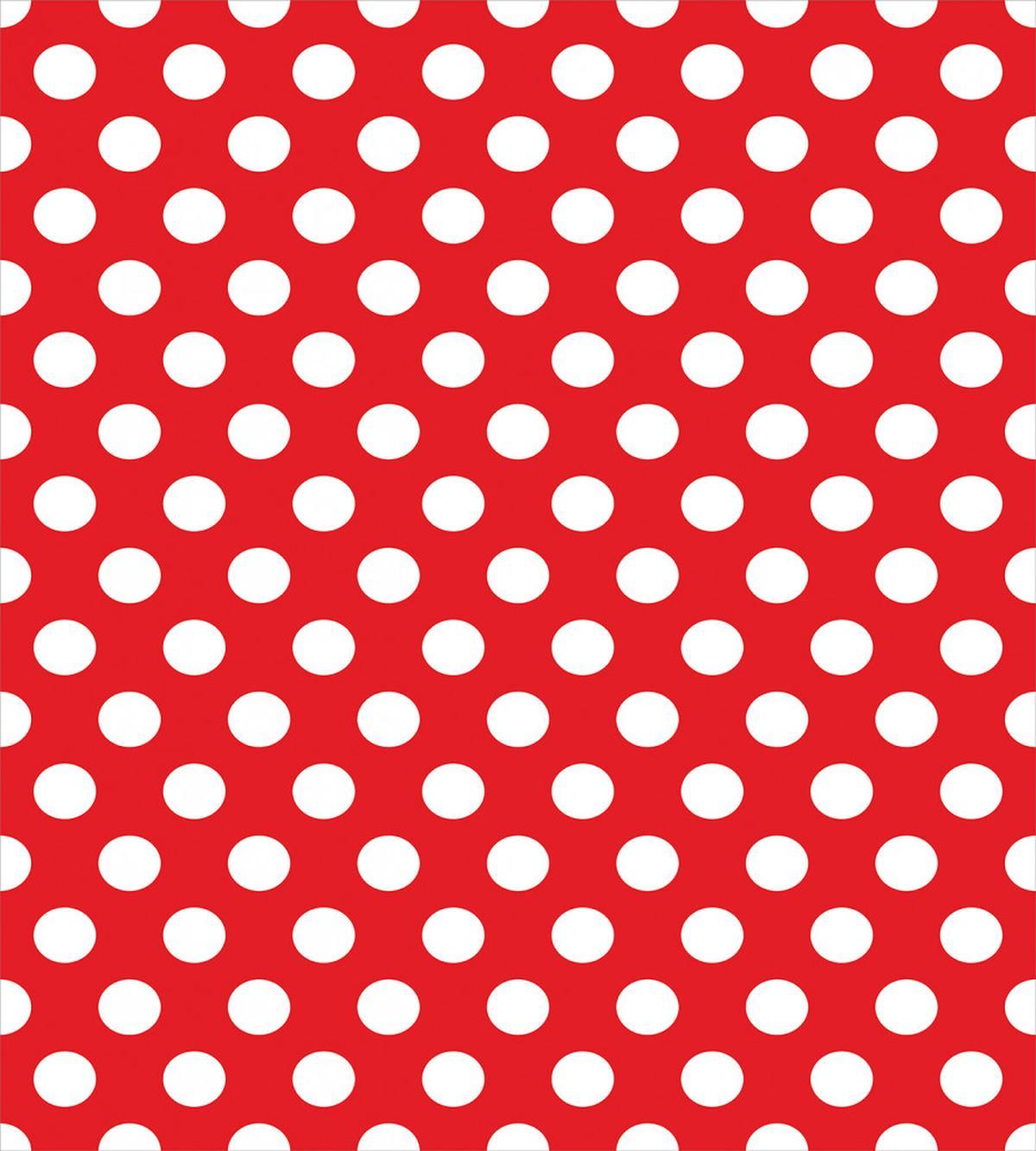 Pop Art White Polka Dots — Pattern