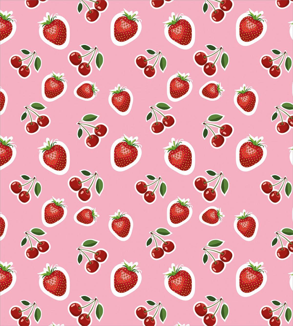 Strawberries and Cherries — Pattern