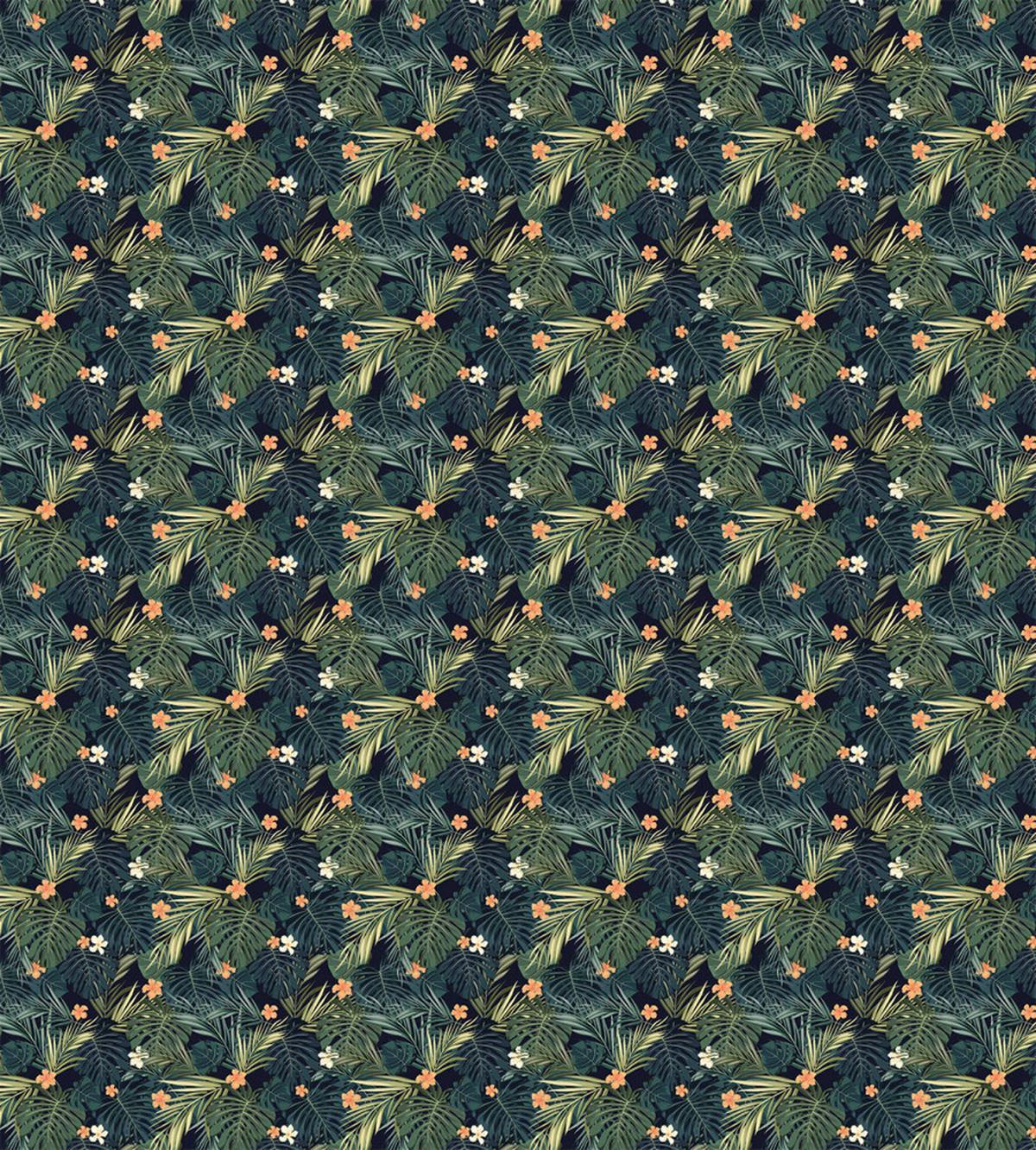 Exotic Summer Foliage Flora — Pattern