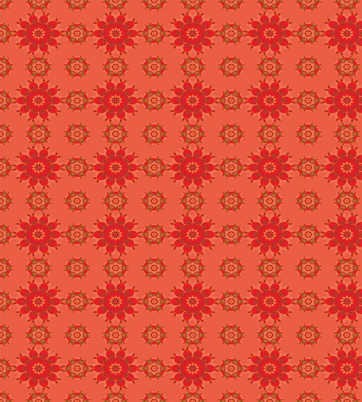 Flower Illustration Eastern — Pattern