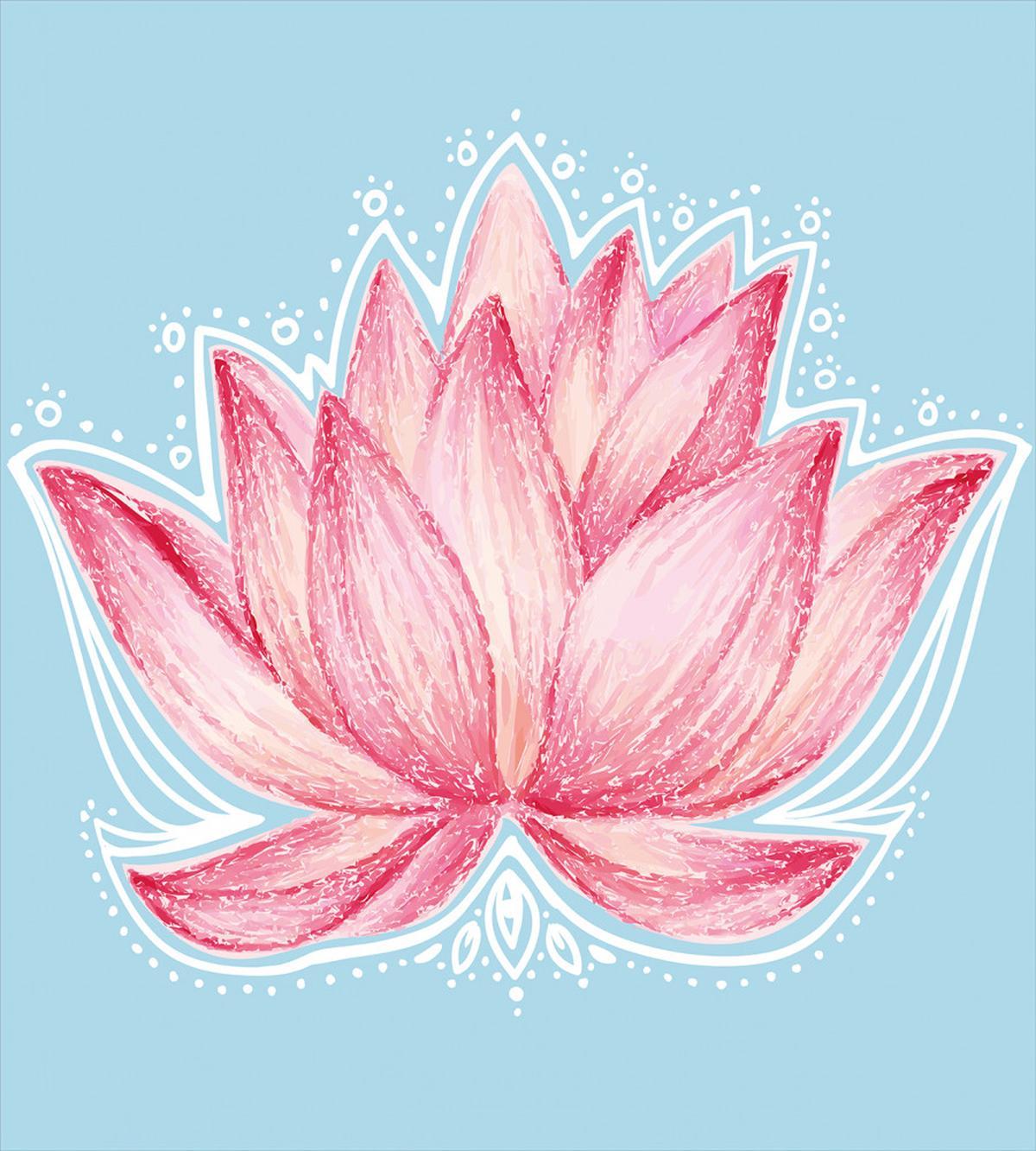 Gardening Lotus Flower — Pattern