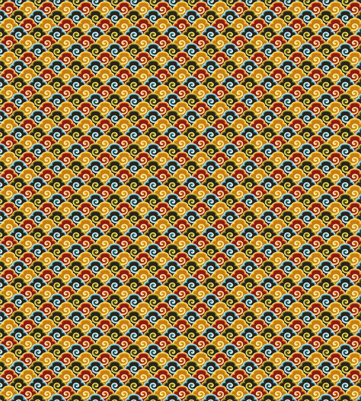 Colorful Cloud Pattern — Pattern