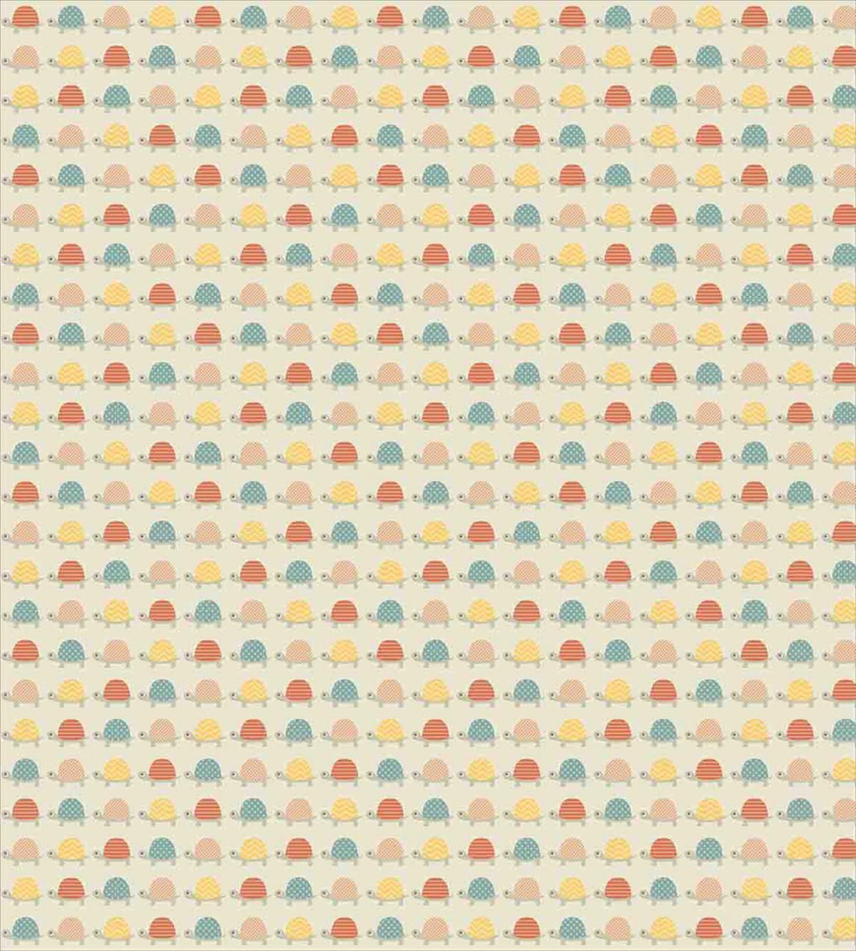 Hand Drawn Happy Turtles — Pattern