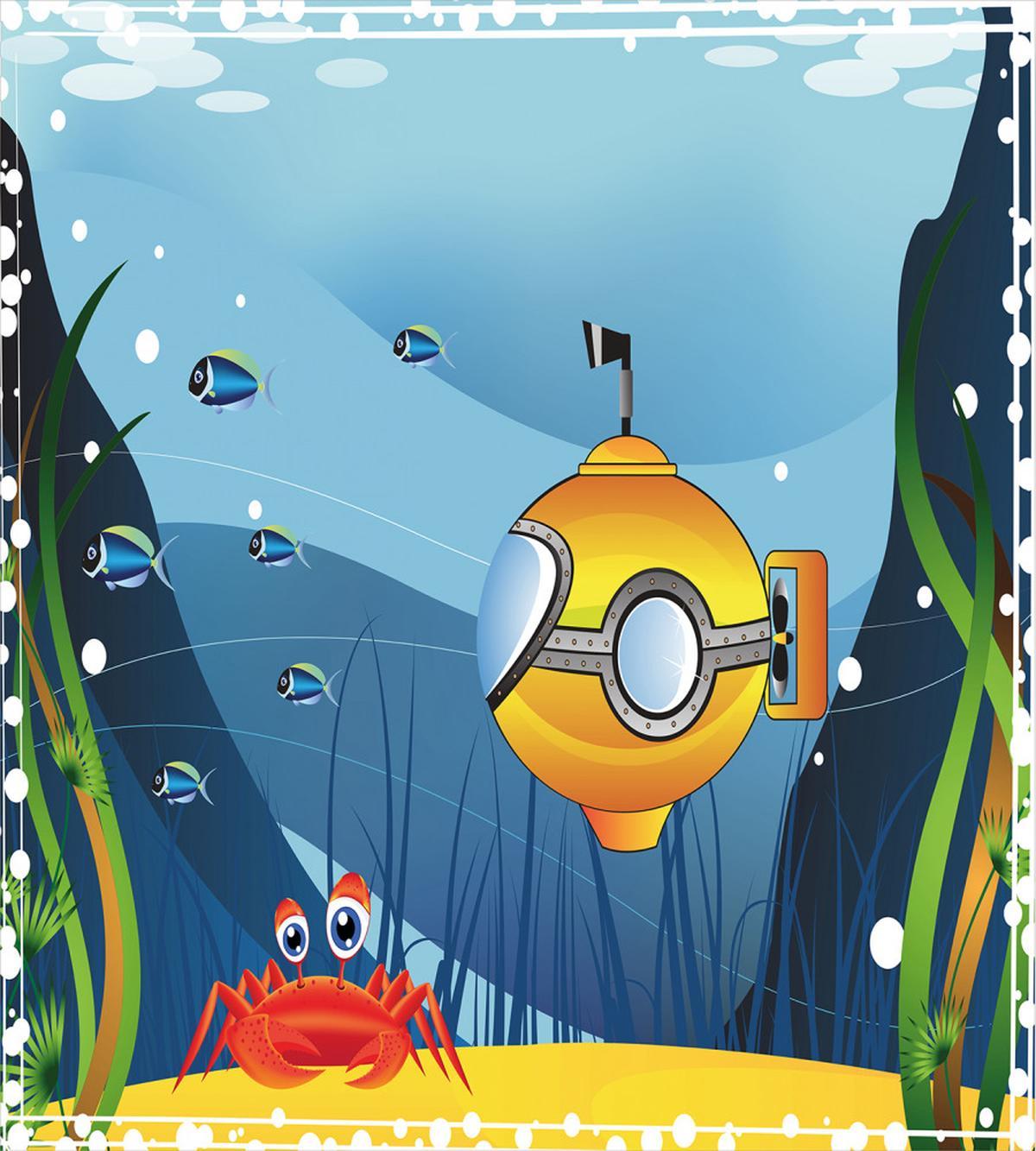 Crab Fish Sea — Pattern